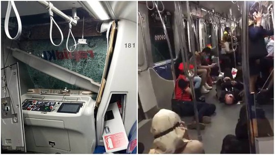 Malaysia: Hai đoàn tàu tông thẳng nhau trong đường hầm - Ảnh 1.