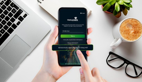 Vietcombank ra mắt dịch vụ mở tài khoản trực tuyến với công nghệ đột phá - Ảnh 1.