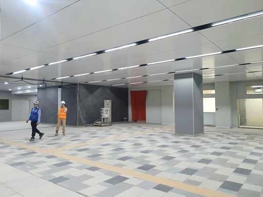 Kiến trúc ấn tượng bên trong ga Ba Son sâu 20m dưới lòng đất - Ảnh 3.