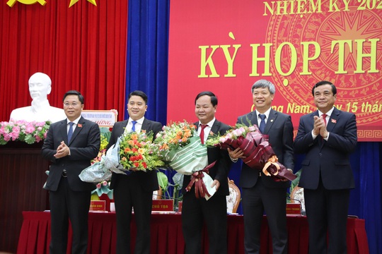 Ông Phan Việt Cường, Lê Trí Thanh tái đắc cử chức Chủ tịch HĐND, UBND tỉnh Quảng Nam - Ảnh 5.