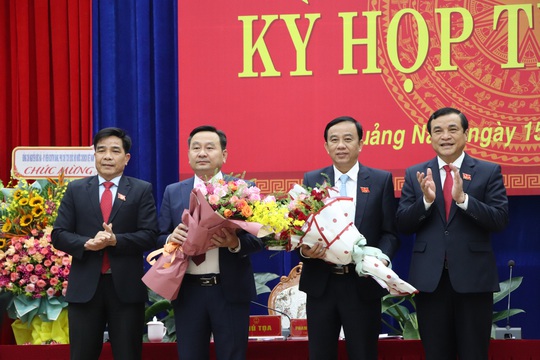 Ông Phan Việt Cường, Lê Trí Thanh tái đắc cử chức Chủ tịch HĐND, UBND tỉnh Quảng Nam - Ảnh 4.