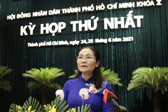 Bà Nguyễn Thị Lệ tái đắc cử Chủ tịch HĐND TP HCM - Ảnh 1.