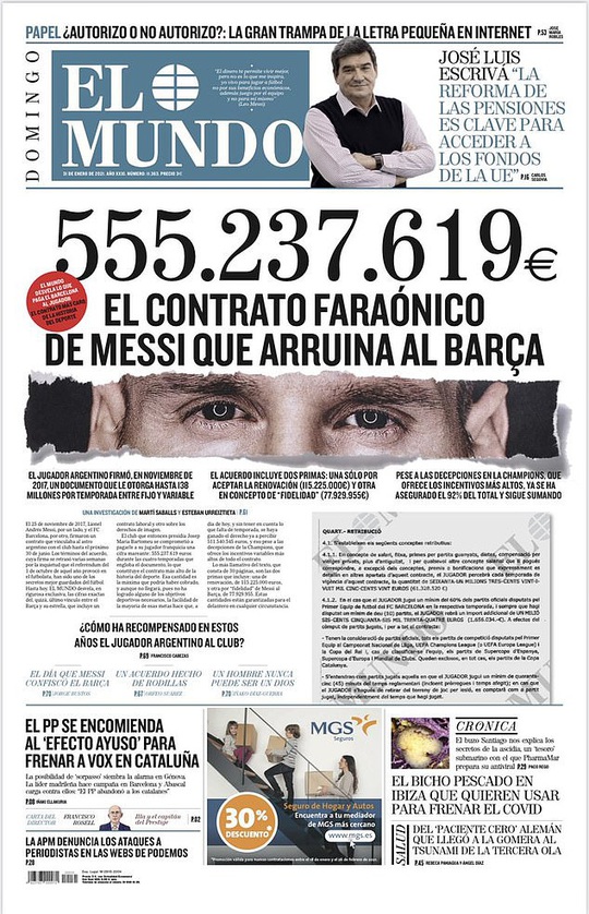 Giảm 50% lương ở Barcelona, Messi vẫn giàu nhất thế giới bóng đá - Ảnh 1.