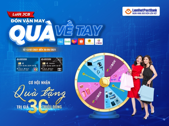 LienVietPostBank tặng quà lên tới 30 triệu đồng cho khách hàng giao dịch qua thẻ tín dụng - Ảnh 1.