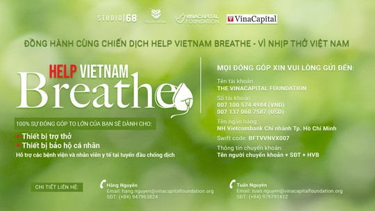 VinaCapital Foundation triển khai chương trình “Help Vietnam Breathe – Vì Nhịp thở Việt Nam” - Ảnh 1.