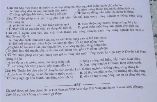 Thi tốt nghiệp THPT: Thí sinh phấn khởi vì đề thi tổ hợp dễ - Ảnh 17.