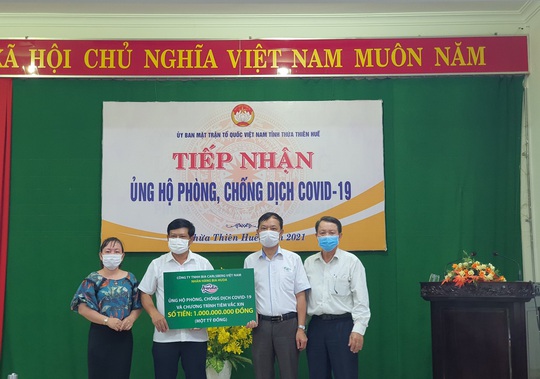 Bia Huda hỗ trợ tỉnh Thừa Thiên – Huế chống dịch Covid-19 - Ảnh 1.