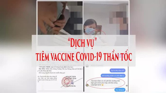 Giám đốc Công an Hà Nội nói gì về vụ tiêm vắc-xin thần tốc nếu chịu chi 1 triệu đồng? - Ảnh 1.