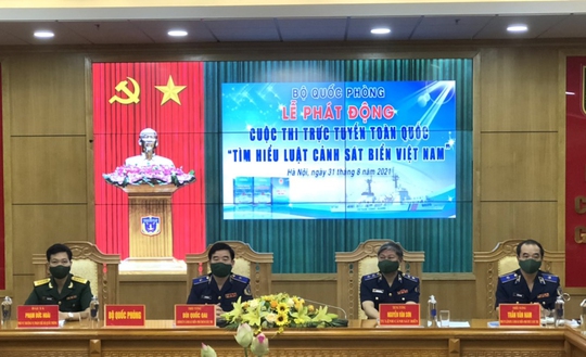 Nhiều giải thưởng thi trực tuyến toàn quốc Tìm hiểu Luật Cảnh sát biển Việt Nam - Ảnh 1.