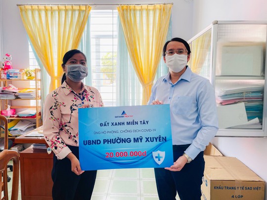 Đất Xanh Miền Tây tiếp tục đóng góp vào công tác phòng, chống dịch Covid-19 - Ảnh 4.