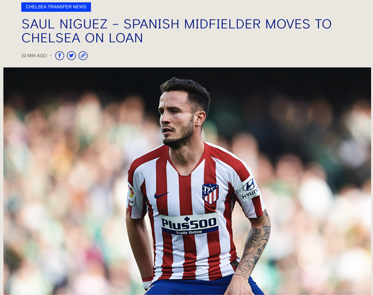 Hỏi mượn thành công Saul Niguez, Chelsea như hổ thêm cánh - Ảnh 2.