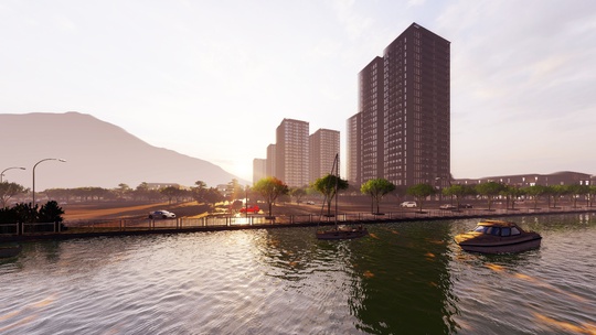 The New City Châu Đốc ưu tiên yếu tố cây xanh trong đô thị - Ảnh 1.