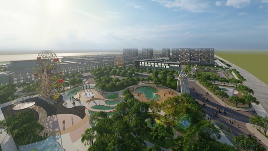 The New City Châu Đốc ưu tiên yếu tố cây xanh trong đô thị - Ảnh 2.