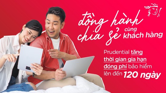 Prudential Việt Nam tăng thời gian gia hạn đóng phí bảo hiểm lên đến 120 ngày - Ảnh 1.