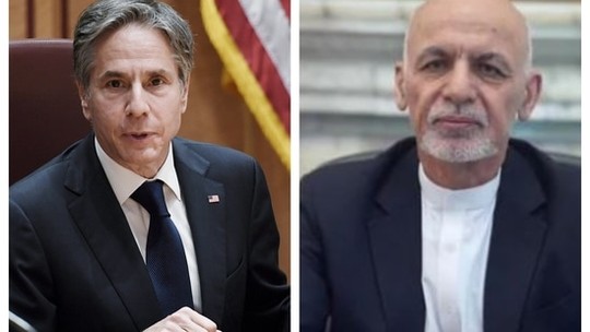 Cựu tổng thống Afghanistan nói gì với ngoại trưởng Mỹ trước khi bỏ trốn? - Ảnh 1.