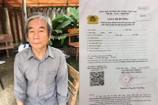 Biên Hòa: Chủ cơ sở photocopy làm giả giấy đi đường, giấy chứng nhận đã tiêm vắc-xin Covid-19 - Ảnh 1.