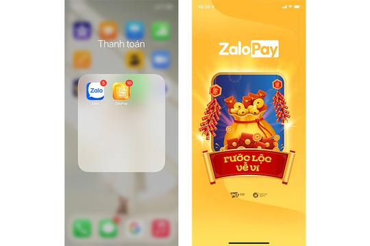 ZaloPay đổi giao diện ví vàng để đón Tết - Ảnh 3.