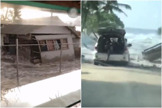 Tonga thiệt hại diện rộng sau trận núi lửa phun kèm động đất, sóng thần - Ảnh 1.