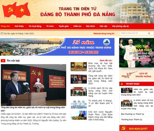 Ra mắt giao diện mới của trang tin điện tử Đảng bộ TP Đà Nẵng - Ảnh 1.