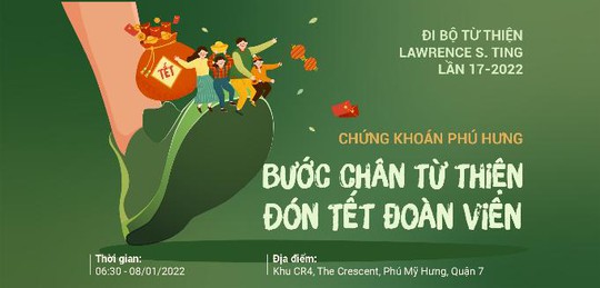 Chương trình Đi bộ Từ thiện Lawrence S. Ting lần thứ 17-2022: Chứng khoán Phú Hưng lan tỏa Bước chân từ thiện - Đón Tết đoàn viên - Ảnh 1.