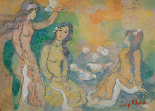 Chiêm ngưỡng bộ sưu tập tranh của họa sĩ Hà Nội thế hệ Mỹ thuật Đông Dương - Ảnh 8.