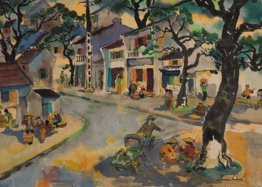 Chiêm ngưỡng bộ sưu tập tranh của họa sĩ Hà Nội thế hệ Mỹ thuật Đông Dương - Ảnh 4.