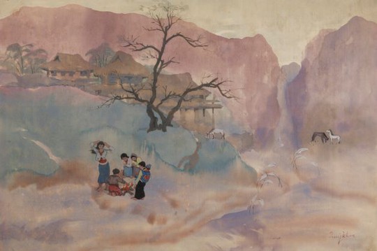 Chiêm ngưỡng bộ sưu tập tranh của họa sĩ Hà Nội thế hệ Mỹ thuật Đông Dương - Ảnh 7.