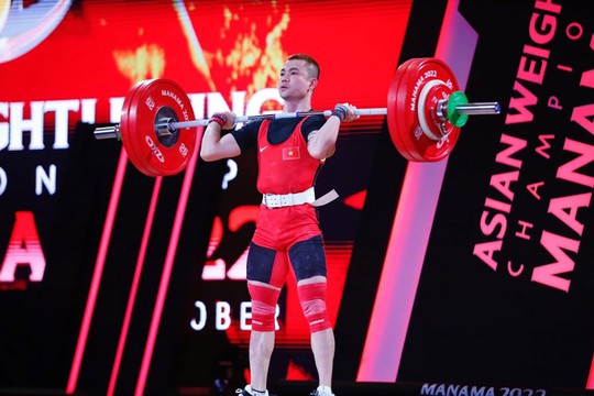 Cử tạ Việt Nam thắng lớn tại giải châu Á - Ảnh 1.