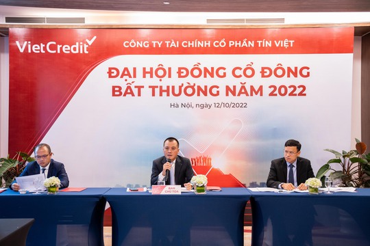 VietCredit tổ chức đại hội đồng cổ đông bất thường năm 2022 - Ảnh 1.