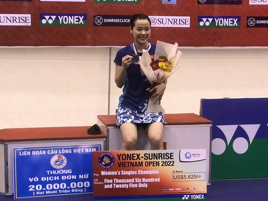 Nguyễn Thùy Linh vô địch đơn nữ cầu lông Vietnam Open 2022 - Ảnh 5.