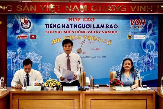 Hội thi nghệ thuật cải lương dành cho người làm báo - Ảnh 1.