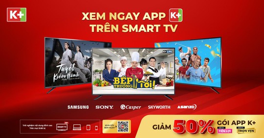 App K+ trở thành ứng dụng mặc định trên các thương hiệu Smart TV - Ảnh 1.