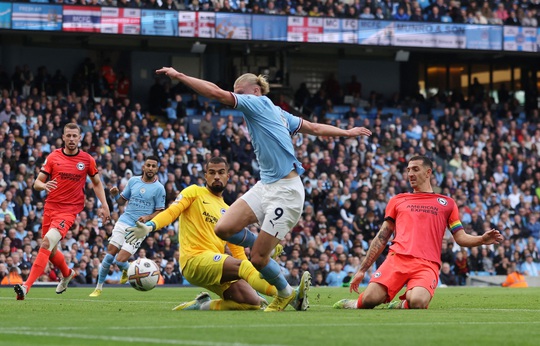 Haaland lập cú đúp, Man City thắng vùi dập Brighton - Ảnh 2.