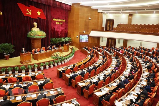 Những hình ảnh khai mạc Hội nghị Trung ương 6 - Ảnh 5.