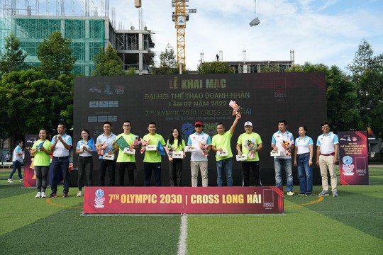 Khai mạc Đại hội Thể thao Doanh nhân 7th Olympic 2030 | Cross Long Hải - Ảnh 2.