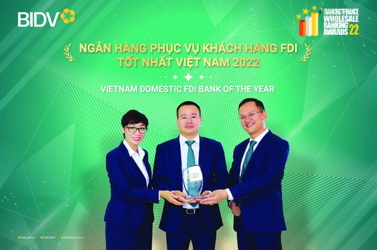 BIDV - Ngân hàng phục vụ khách hàng FDI tốt nhất Việt Nam năm 2022 - Ảnh 1.