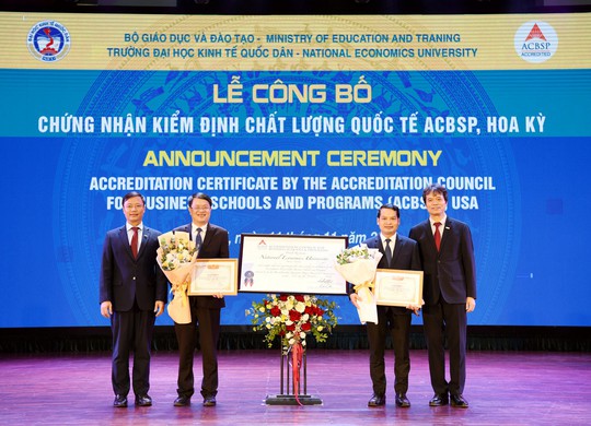 11 chương trình của ĐH Kinh tế Quốc dân đạt Chứng nhận kiểm định chất lượng quốc tế ACBSP - Ảnh 3.