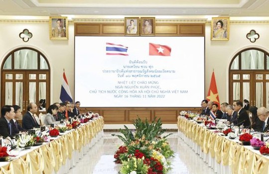 Việt Nam-Thái Lan ký Chương trình Hành động triển khai quan hệ Đối tác Chiến lược tăng cường - Ảnh 3.
