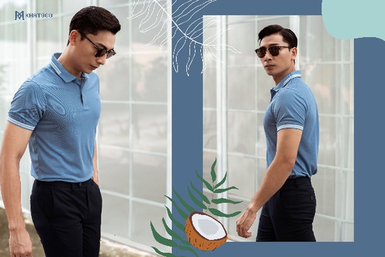 Chọn Coconut Charcoal Polo - chọn Khatoco - Ảnh 3.