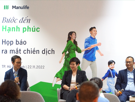 Manulife Việt Nam ra mắt chiến dịch Bước đến Hạnh phúc - Ảnh 1.