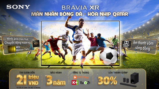 Mua TV Sony Bravia, nhận ngay khuyến mãi hấp dẫn - Ảnh 1.