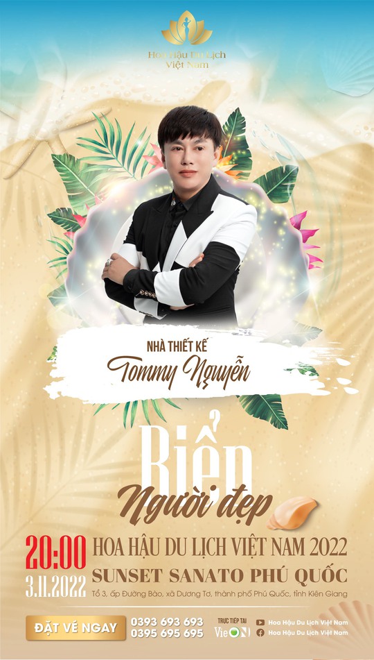 NTK Tommy Nguyễn làm khách VIP Hoa hậu du lịch du lịch Việt Nam - Ảnh 1.