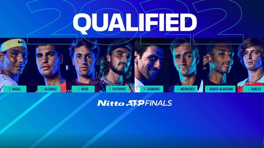 Lộ diện đủ 8 “anh hào” tại ATP Finals 2022 - Ảnh 1.