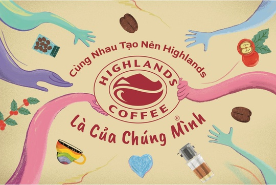 Highlands Coffee chuyển mình với thông điệp mới hướng về cộng đồng - Ảnh 1.