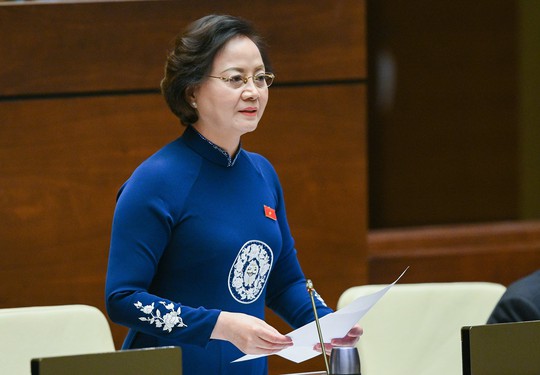 Đại biểu Lê Thanh Vân chất vấn về cơ chế bảo vệ cán bộ dám nghĩ, dám làm - Ảnh 2.