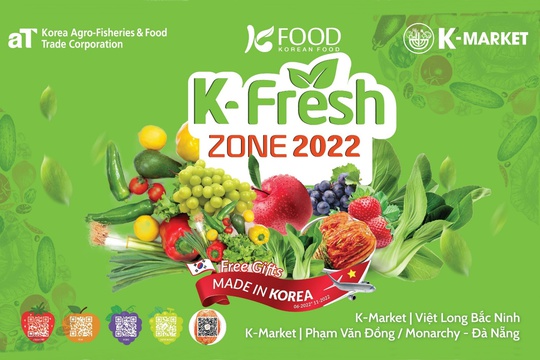 K-FRESH ZONE 2022: Cầu nối ẩm thực Việt Nam - Hàn Quốc - Ảnh 1.