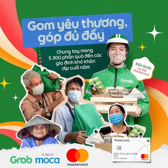 Mastercard và Grab Việt Nam tiếp tục “Trao sẻ chia, nhận nụ cười” - Ảnh 1.