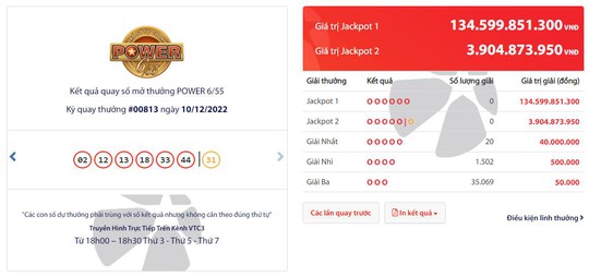 Các điểm bán vé Vietlott nhộn nhịp với giải Jackpot vượt 134 tỉ đồng - Ảnh 1.