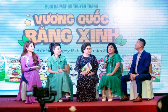 Bác sĩ Thu Dễ gây bất ngờ với bộ truyện tranh Vương quốc răng xinh - Ảnh 3.