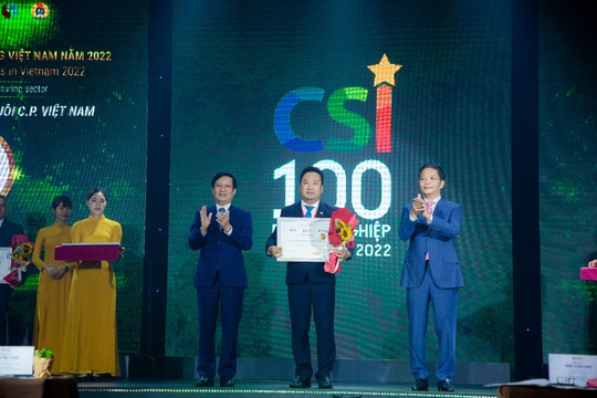 C.P. Việt Nam năm thứ 3 đạt “Top 10 doanh nghiệp bền vững Việt Nam 2022 - lĩnh vực sản xuất” - Ảnh 3.